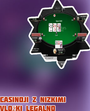 Poker avtomati z nizkim depozitom legalno