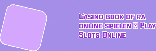 Slots online gratis spielen